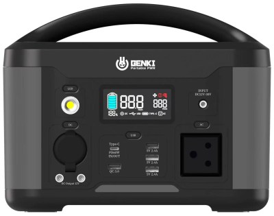 Genki 500W Portable Power Station – Black Genki 500W Portable Power Station – Black