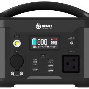 Genki 500W Portable Power Station – Black Genki 500W Portable Power Station – Black