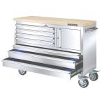 Stallion – Tool Trolley / Empty Stainless Steel Workbench On Wheels 120cm Stallion – Tool Trolley / Empty Stainless Steel Workbench On Wheels 120cm