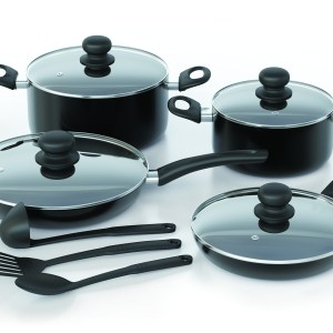 Bennett Read 11 Piece Black Velvet Non-Stick Cookware Set Bennett Read 11 Piece Black Velvet Non-Stick Cookware Set