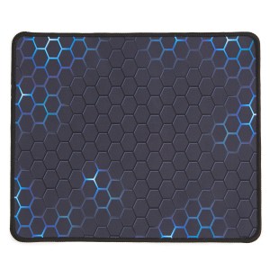 PowerUp Non-slip Honeycomb Small Mouse Pad – Black & Blue – Honeycomb PowerUp Non-slip Honeycomb Small Mouse Pad – Black & Blue – Honeycomb