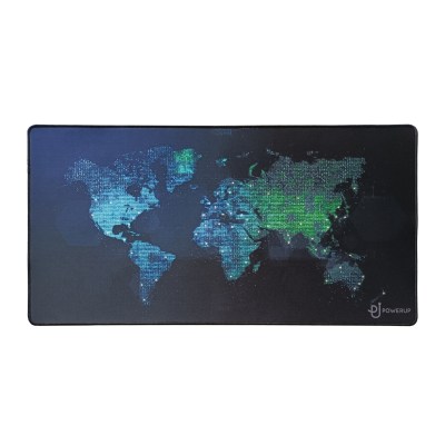 PowerUp Non-Slip World Map Extra Large Full Desk Mouse Pad PowerUp Non-Slip World Map Extra Large Full Desk Mouse Pad