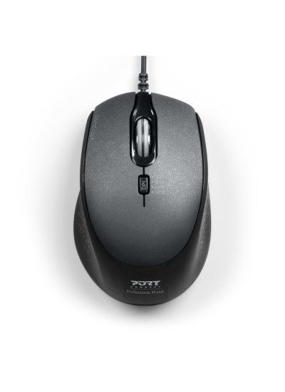 Port Office Pro Wired Silent Mouse Black Port Office Pro Wired Silent Mouse Black