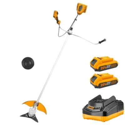 Ingco – String Trimmer and Brush Cutter with 2 x 2.Ah Batteries and Charger Ingco – String Trimmer and Brush Cutter with 2 x 2.Ah Batteries and Charger