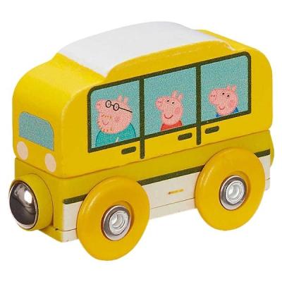 Peppa Pig – Wooden Mini Vehicle – Bus Peppa Pig – Wooden Mini Vehicle – Bus