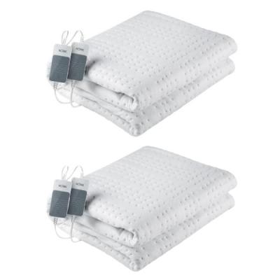 Solac – Electrical Heat Blanket (Double Bed) – White (120W) – Pack of 2 Solac – Electrical Heat Blanket (Double Bed) – White (120W) – Pack of 2