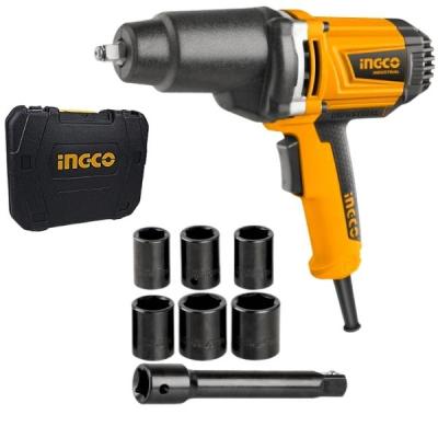 Ingco – Impact Wrench with Sockets, Extension Bar and Carbon Brushes Ingco – Impact Wrench with Sockets, Extension Bar and Carbon Brushes