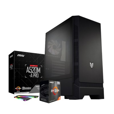 PCBuilder AMD Ryzen 5 5600G DEFENDER Windows 11 FSP Gaming PC PCBuilder AMD Ryzen 5 5600G DEFENDER Windows 11 FSP Gaming PC