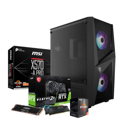 PCBuilder AMD Ryzen 5 5600X SPECIALIST Windows 11 MSI Gaming PC PCBuilder AMD Ryzen 5 5600X SPECIALIST Windows 11 MSI Gaming PC