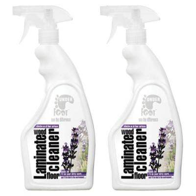 Under Foot – Laminated Wood Floor Cleaner – 750ml – Lavender – Pack of 2 Under Foot – Laminated Wood Floor Cleaner – 750ml – Lavender – Pack of 2