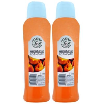 Nature Collection – Foambath Body Wash 1L – Peaches & Cream – Pack of 2 Nature Collection – Foambath Body Wash 1L – Peaches & Cream – Pack of 2