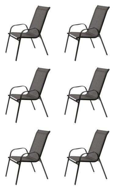 Seagull KD Patio Chair Set Of 6 Seagull KD Patio Chair Set Of 6