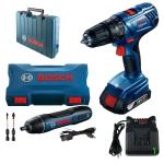 Bosch – Cordless Impact Drill Kit GSB 180-LI & Cordless Screwdriver Bosch – Cordless Impact Drill Kit GSB 180-LI & Cordless Screwdriver
