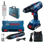 Bosch – Impact Drill Kit GSB 180-LI, Cordless Screwdriver & HSS-Bimetal Bosch – Impact Drill Kit GSB 180-LI, Cordless Screwdriver & HSS-Bimetal