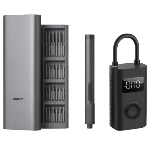 Xiaomi Portable Electric Air Compressor 1S & Electric Precision Screwdriver Xiaomi Portable Electric Air Compressor 1S & Electric Precision Screwdriver