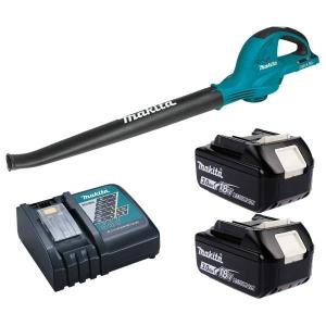 Makita – Cordless Leaf Blower DUB361Z with 2 x 3.0Ah Batteries and Charger Makita – Cordless Leaf Blower DUB361Z with 2 x 3.0Ah Batteries and Charger