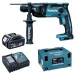 Makita – Rotary Hammer Drill 16mm DHR165ZJ, 5.0Ah Battery, Charger and Case Makita – Rotary Hammer Drill 16mm DHR165ZJ, 5.0Ah Battery, Charger and Case