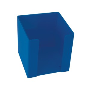 Treeline Plastic Cube Holder Blue – 100 x 100mm Treeline Plastic Cube Holder Blue – 100 x 100mm