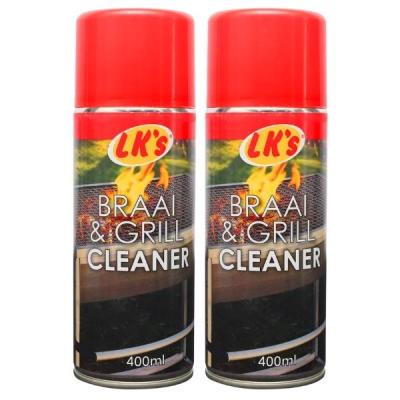 LK’s – Braai and Grill Cleaner – 400ml (Pack of 2) LK’s – Braai and Grill Cleaner – 400ml (Pack of 2)
