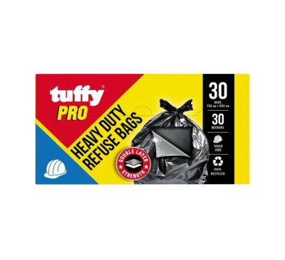 Tuffy Pro Heavy Duty Refuse Bags 30s Tuffy Pro Heavy Duty Refuse Bags 30s