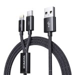 Romoss USB to Lightning and Type-C 1.5m Data and Charging Cable Romoss USB to Lightning and Type-C 1.5m Data and Charging Cable