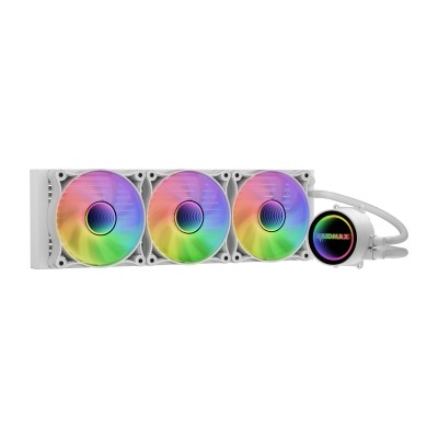 Raidmax Infinita 360mm ARGB Liquid Cooler – White Raidmax Infinita 360mm ARGB Liquid Cooler – White