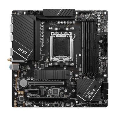MSI PRO B650M-A WIFI AMD AM5 mATX Gaming Motherboard MSI PRO B650M-A WIFI AMD AM5 mATX Gaming Motherboard