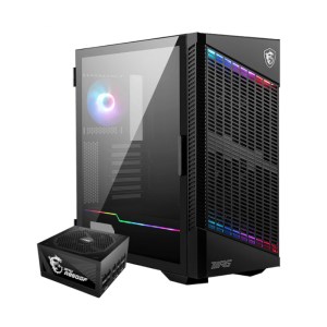 MSI MPG VELOX Gaming Chassis and MPG 850W 80PLUS Gold Power Supply Bundle MSI MPG VELOX Gaming Chassis and MPG 850W 80PLUS Gold Power Supply Bundle