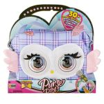 Purse Pets – Handbag for Girls – Purple Plaid Owl – Interactive Purse Pets – Handbag for Girls – Purple Plaid Owl – Interactive