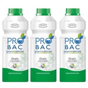 Probac – Drain Maintenance Cleaner (1L) Concentrated – Pack of 3 Probac – Drain Maintenance Cleaner (1L) Concentrated – Pack of 3