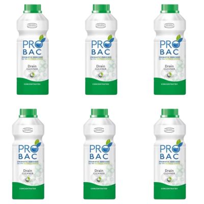 Probac – Drain Maintenance Cleaner (1L) Concentrated – Pack of 6 Probac – Drain Maintenance Cleaner (1L) Concentrated – Pack of 6