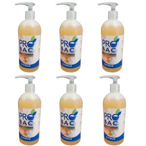Probac – Hand Wash – Citrus – 500ml – Pack of 6 Probac – Hand Wash – Citrus – 500ml – Pack of 6