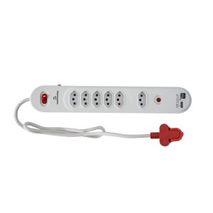 Smartsocket 6 Way Power Board 3.5 Amp USB – SS012 Smartsocket 6 Way Power Board 3.5 Amp USB – SS012