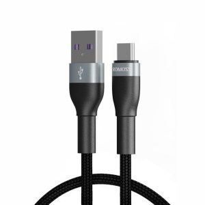 Romoss USB Type-C 1m Data and Charging Cable – Black Romoss USB Type-C 1m Data and Charging Cable – Black