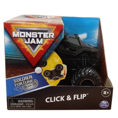 Monster Jam 1:43 (Click & Flip) Trucks – Soldier Fortune Monster Jam 1:43 (Click & Flip) Trucks – Soldier Fortune