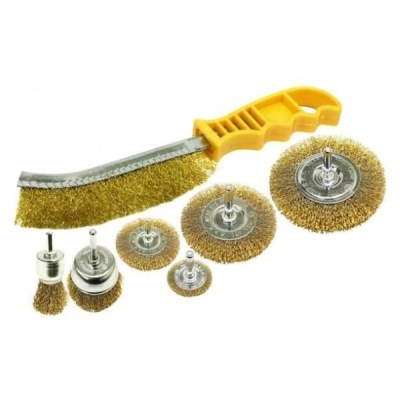 Ingco – 7pc – Wire Brush Set Ingco – 7pc – Wire Brush Set