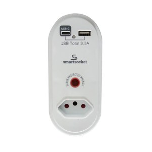 Smartsocket Compact USB and Power Adaptor 3.5 Amp USB – SS007 Smartsocket Compact USB and Power Adaptor 3.5 Amp USB – SS007