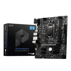 MSI H510M PRO-E DDR4 Intel 1200 mATX Motherboard MSI H510M PRO-E DDR4 Intel 1200 mATX Motherboard