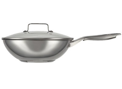 Masterchef – Wok / Strifry Pan with Glass Lid (28cm) – Non-stick Masterchef – Wok / Strifry Pan with Glass Lid (28cm) – Non-stick