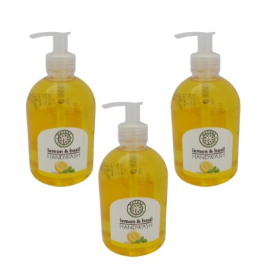 Nature Collection – Lemon and Basil Handwash – Pack of 3 Nature Collection – Lemon and Basil Handwash – Pack of 3