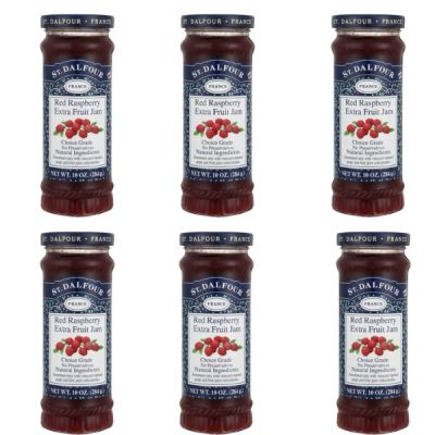 ST DALFOUR – Jam / Red Raspberry – Extra Fruit Jam 284g – Pack of 6 ST DALFOUR – Jam / Red Raspberry – Extra Fruit Jam 284g – Pack of 6