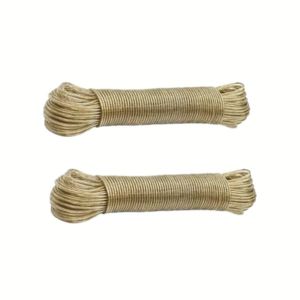 Washing line / Clothes Line – Steel Core PVC Shell Cord – 30m – Pack of 2 Washing line / Clothes Line – Steel Core PVC Shell Cord – 30m – Pack of 2