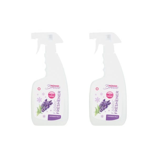 Wonder Breeze- Fabric Freshener- Lavender Field- 500ml (2 Pack) Wonder Breeze- Fabric Freshener- Lavender Field- 500ml (2 Pack)