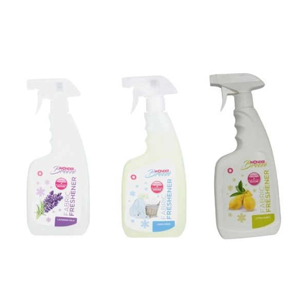 Wonder Breeze- Fabric Freshener- Assorted – 500ml (3 Pack) Wonder Breeze- Fabric Freshener- Assorted – 500ml (3 Pack)