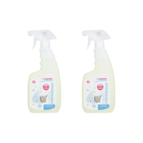 Wonder Breeze- Fabric Freshener- Linen Fresh- 500ml (2 Pack) Wonder Breeze- Fabric Freshener- Linen Fresh- 500ml (2 Pack)