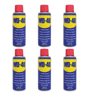 WD40 – Multi-Use Lubricant 200ml (Pack of 6) WD40 – Multi-Use Lubricant 200ml (Pack of 6)