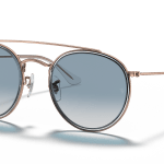 Ray-Ban Round Double Bridge Sunglasses RB3647N 51 – Copper / Blue Gradient 90683F Ray-Ban Round Double Bridge Sunglasses RB3647N 51 – Copper / Blue Gradient 90683F