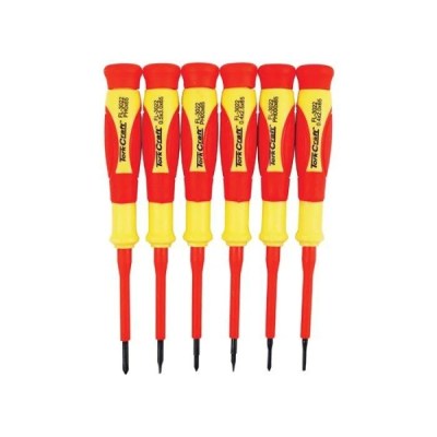Tork Craft – Precision Electronic Insulated Screwdriver Set – 6 Piece Tork Craft – Precision Electronic Insulated Screwdriver Set – 6 Piece