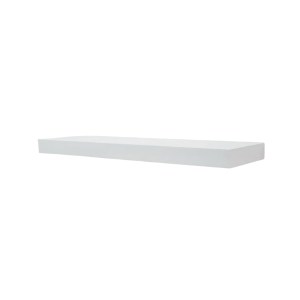 Mackie – Chunky Floating Shelf – (450mm x 235mm x 50mm) – White Mackie – Chunky Floating Shelf – (450mm x 235mm x 50mm) – White