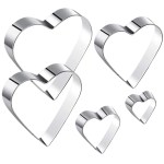 Cookie Cutters Set of 6 – Hearts Cookie Cutters Set of 6 – Hearts